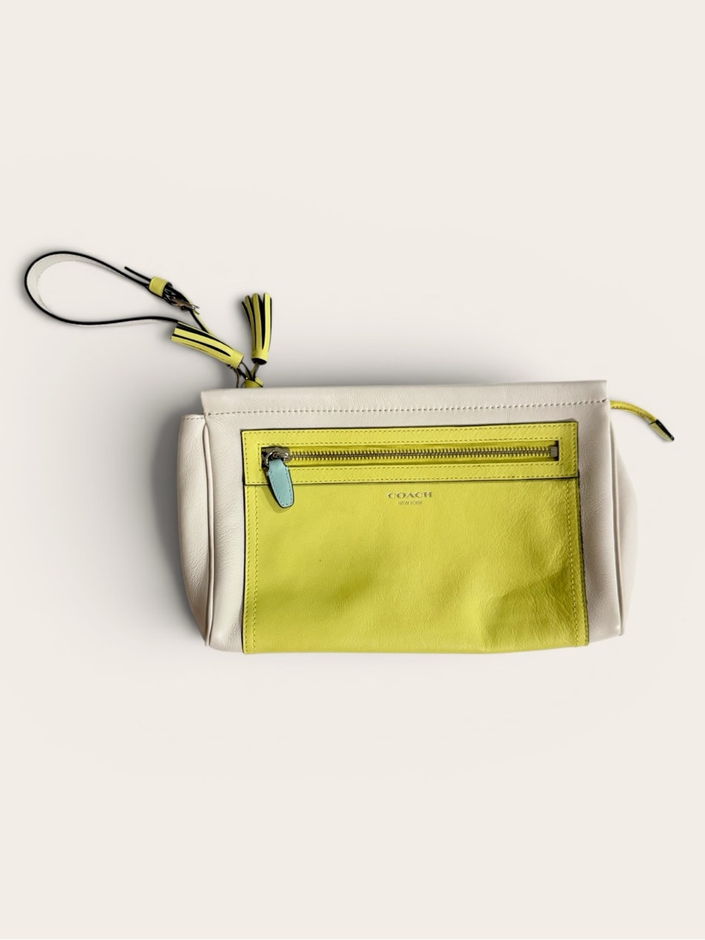 Coach Legacy Colorblock Leather Wristlet Clutch NWT Rare Vintage with Box